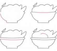 Umjetnička lekcija: kako nacrtati košaru s voćem