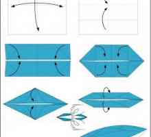 Origami brod: jednostavan način