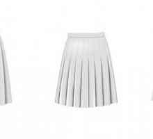 Modni presavijeni suknja - atribut osnovnog ormara bilo koje žene